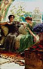 Sir Lawrence Alma-Tadema Unwelcome Confidences painting